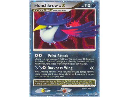 Pokémon Honchkrow LV.X (SW 132)