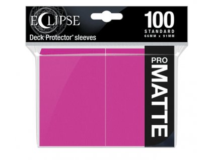 obaly na karty ultra pro eclipse matte 100 hot pink