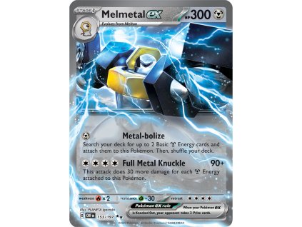 Pokémon Obsidian Flames MelmetalEX 153
