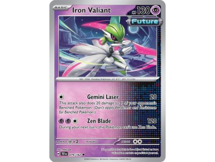 Pokémon Iron Valiant (TEF 079, NM) (Verze Reverse holo)