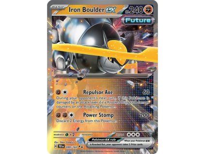 Pokémon Iron Boulder ex (TEF 099, NM)