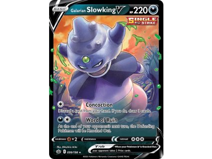 Pokemon Chilling Reign GalarianSlowkingV 099