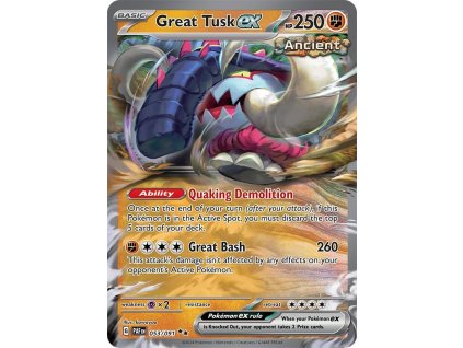 Pokemon Paldean Fates GreatTuskex 53