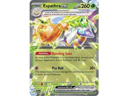Pokémon Espathra ex (PAF 006, NM)