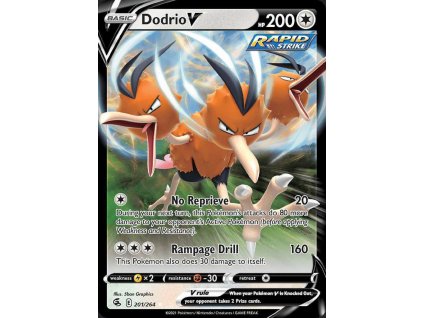 Pokemon FusionStrike DodrioV 201