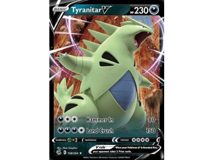 Pokemon FusionStrike TyranitarV 158