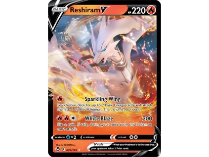 Pokemon SilverTempest ReshiramV 24