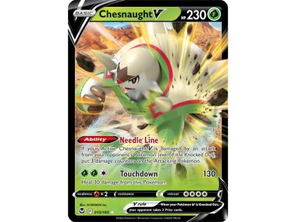 Pokemon SilverTempest ChesnaughtV 15