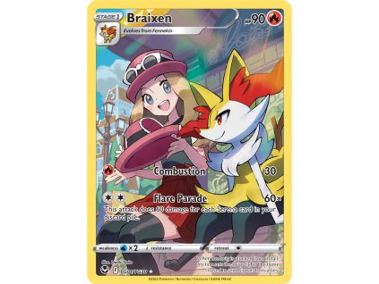 Pokemon SilverTempest Braixen TG1