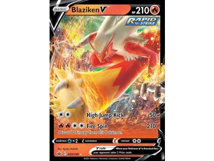 Pokémon Blaziken V (CRE 020, NM)