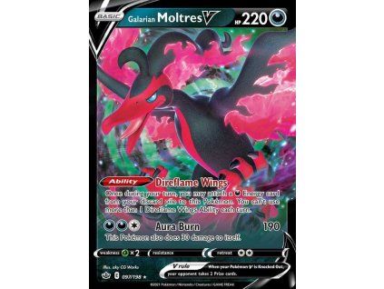 Pokémon Galarian Moltres V (CRE 097)