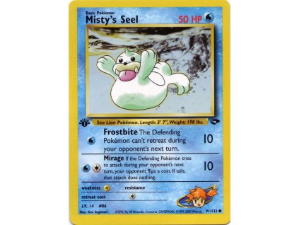 Pokémon Misty's Seel GC 91