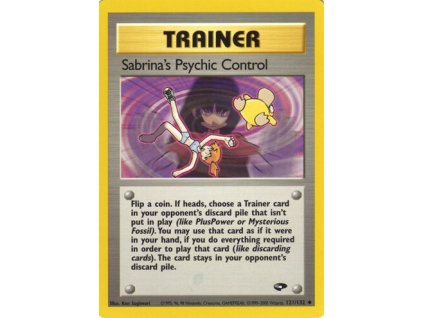 Pokémon Sabrina's Psychic Control GC 121