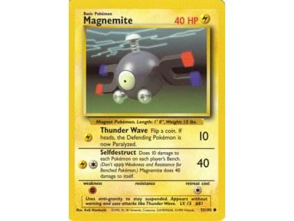 Pokémon Magnemite BS 53