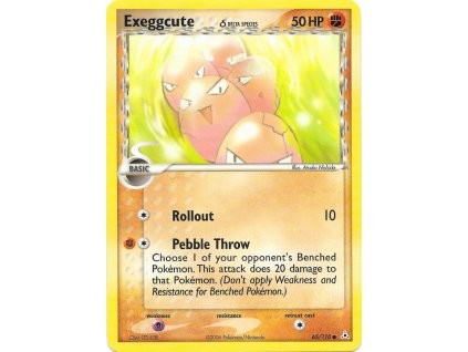 Pokémon Exeggcute δ Delta Species HP 65