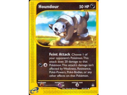 Pokémon Houndour (AQ 87, EX)