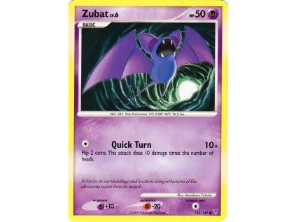 Pokémon Zubat Lv.6 SV 133