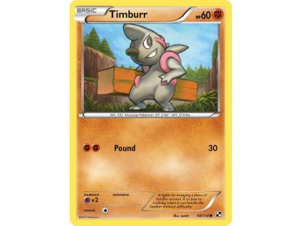 Pokémon Timburr BLW 58