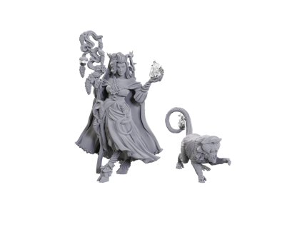 Critical Role Unpainted Miniatures Fearne Calloway & Mister