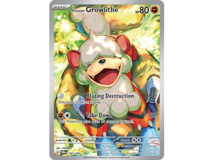 Pokémon Hisuian Growlithe TWM 181