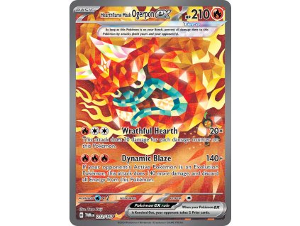 Pokémon Hearthflame Mask Ogerpon ex (TWM 212, NM)