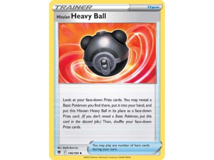 Pokémon Hisuian Heavy Ball (ASR 146)