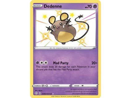 Pokémon Dedenne (SHF SV51, NM)
