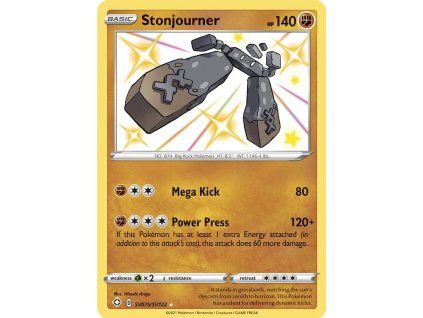 Pokémon Stonjourner (SHF SV75, NM)