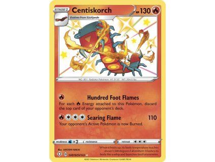 Pokémon Centiskorch (SHF SV19, NM)