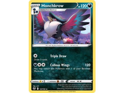 Pokémon Honchkrow SIT 107
