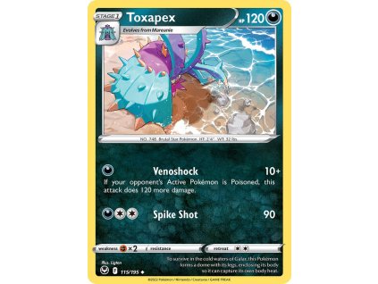 Pokémon Toxapex SIT 115