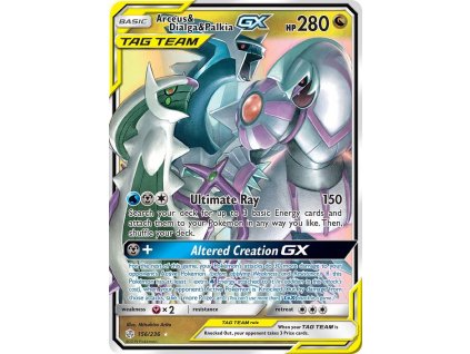 Pokémon Arceus & Dialga & Palkia GX CEC 156