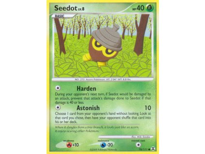 Pokémon Seedot Lv.8 RR 78