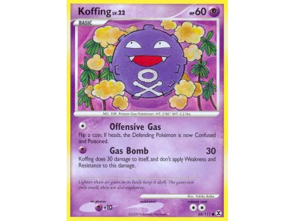 Pokémon Koffing Lv.22 RR 68
