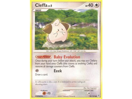 Pokémon Cleffa Lv.5 DP 78