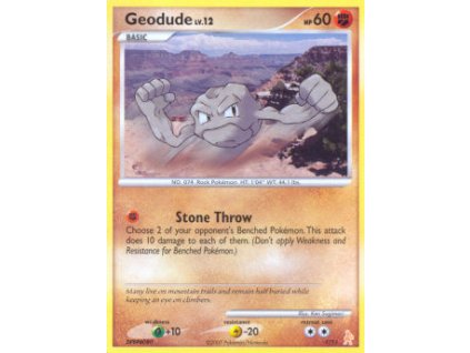 Pokémon Geodude Lv.12 TK3 L1