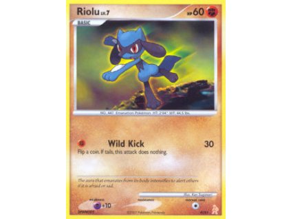 Pokémon Riolu Lv.7 TK3 L6