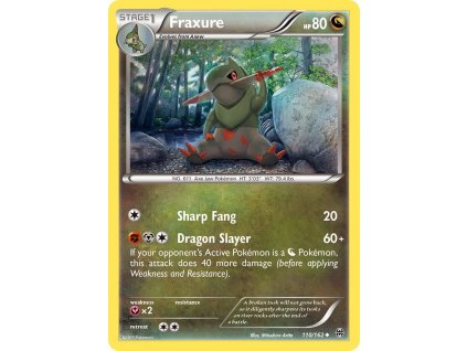 Pokémon Fraxure BKT 110