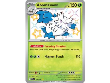 Pokémon Abomasnow (PAF 101)