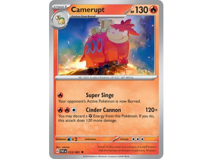 Pokémon Camerupt (PAF 012)