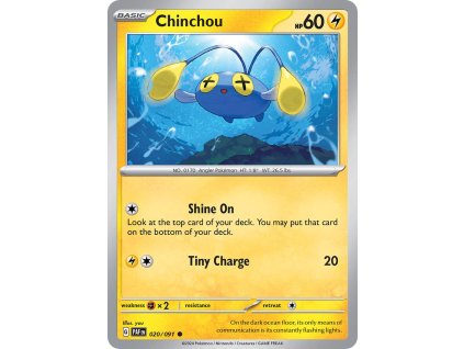 Pokémon Chinchou (PAF 020)