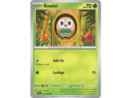 Pokémon Rowlet (SFA 003)