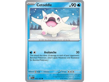 Pokémon Cetoddle (PAL 053)