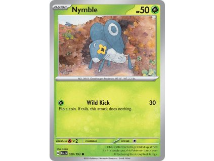 Pokémon Nymble (PAL 020)