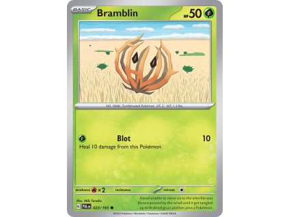 Pokémon Bramblin (PAL 023)