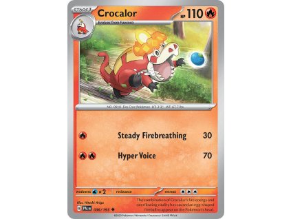 Pokémon Crocalor (PAL 036)