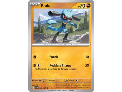 Pokémon Riolu (SVI 113)