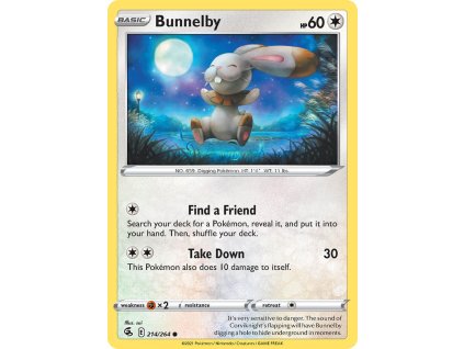 Pokémon Bunnelby (FST 214)