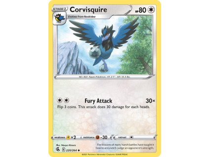 Pokémon Corvisquire (FST 220)