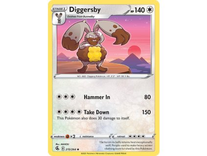 Pokémon Diggersby (FST 215)